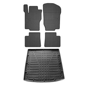 Mercedes M Class Floor-Trunk Mats - Omac - El-Toro & YPS - Black - '05-'11